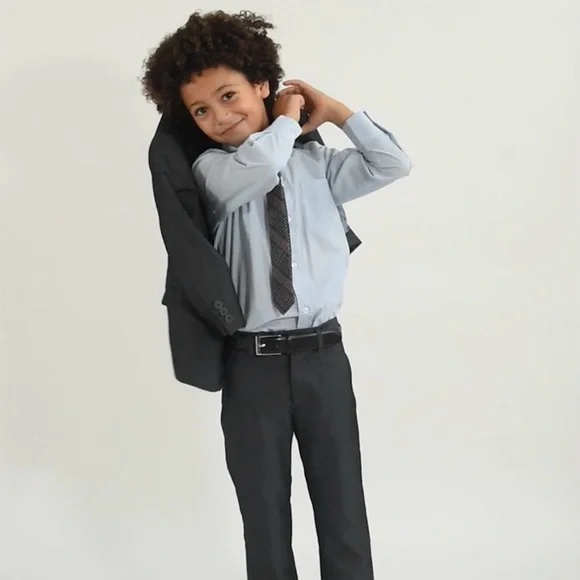 Appaman Boys 3Y Stylish‎ Charcoal Gray Mod Suit - Picture 3 of 8